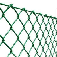 zöld műanyag bevonatos drótháló kerti kerítéshez