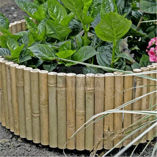 Bambusz virágkert szegély 