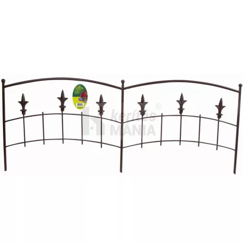 Leszúrható fém ágyás szegély, mini kerítés Royal