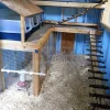 Horganyzott kalitka drótháló, kalitka rács 12,7 x 12,7mm, 1m x 5m