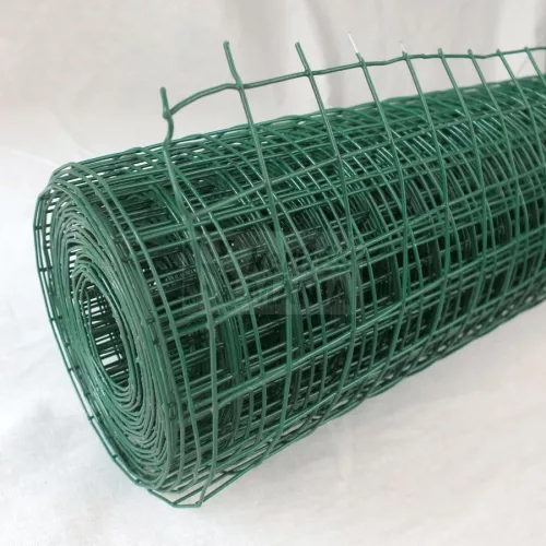 Ponthegesztett kalitka háló, kalitka rács 19x19mm, zöld 1m x 25 m