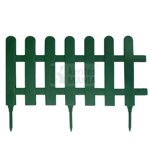 Leszúrható  műanyag  keri szegély zöld  4db / csomag