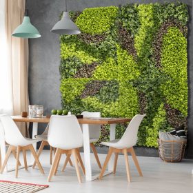 VERTICAL COSTA zöldfal vegyes levelekkel