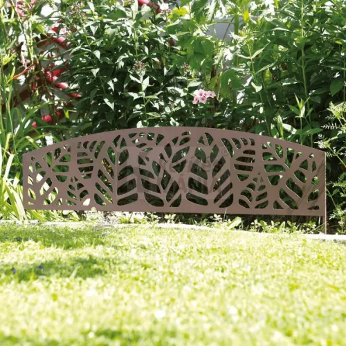 Leszúrható fém szegély levél motívummal Athea