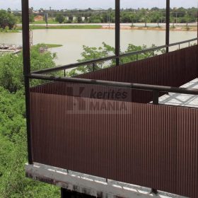 Műnád, árnyékoló műanyag nád, barna 1,5x3m