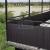 Műnád árnyékoló műanyag nád, PVC 1x3m  szürke