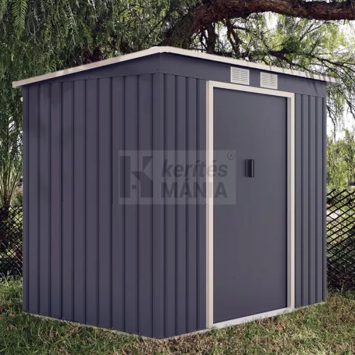 Kerti fém tároló ház 2,16 x 1,71 x 1,30 szürke