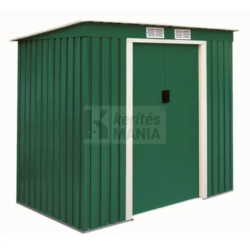 Kerti fém tároló ház 2,16 x 1,71 x 1,30 zöld