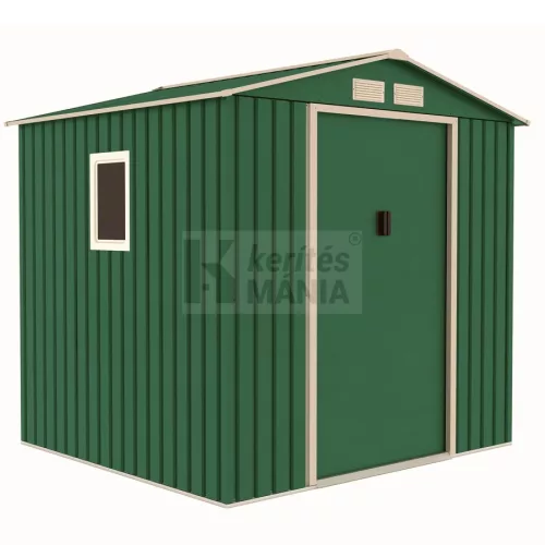 Kerti fém tároló ház , szerszámos 2,14 x 2,05 x 1,94 zöld