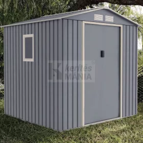   Kerti fém tároló ház , szerszámos 2,14 x 2,05 x 1,94 szürke