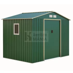 Kerti fém tároló ház 2,78 x 2,12 x 1,94 zöld