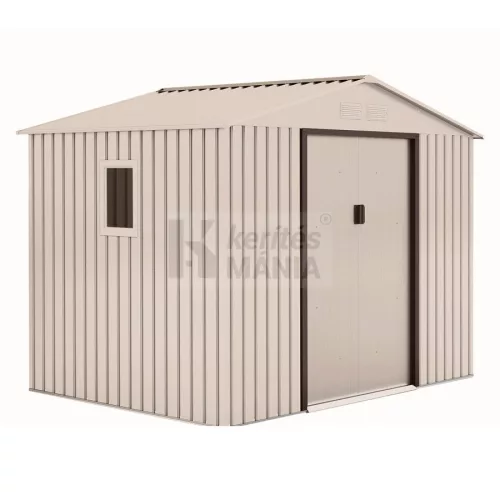 Kerti fém tároló ház 2,78 x 2,12 x 1,94 m fehér