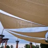 Négyszögetű  szőtt napvitorla 3,6 x 3,6 m bézs