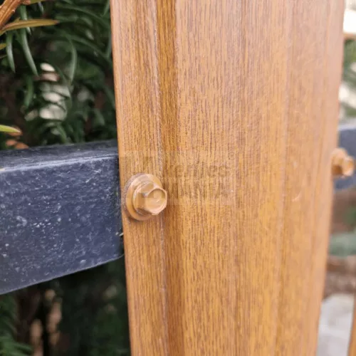 Önmetsző csavar  lemez kerítéshez 4,8 x 20mm, csokibarna