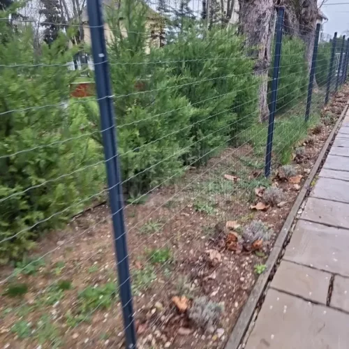 Eplax erős ponthegesztett antracit kerítésháló 150 cm magas