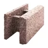 Fabeton zajvédő fal építő zsalu elem 25 cm antracit