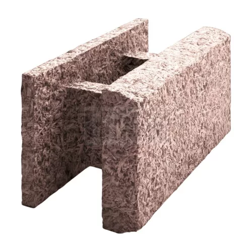 Fabeton zajvédő fal építő zsalu elem 25 cm antracit