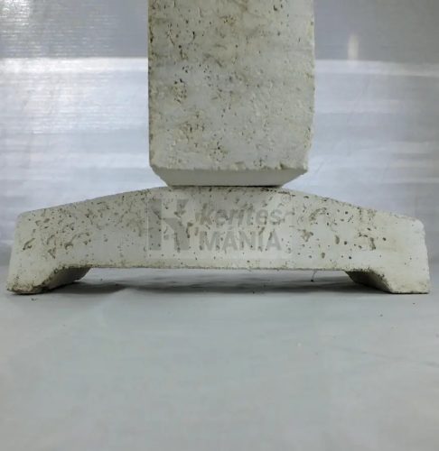 Kerítés falazat indító fehér beton fedlap