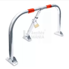 Lehajtható parkolásgátló kengyel, parkolóőr