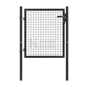 Egyszárnyú kertkapu antracit 100 x 100 cm