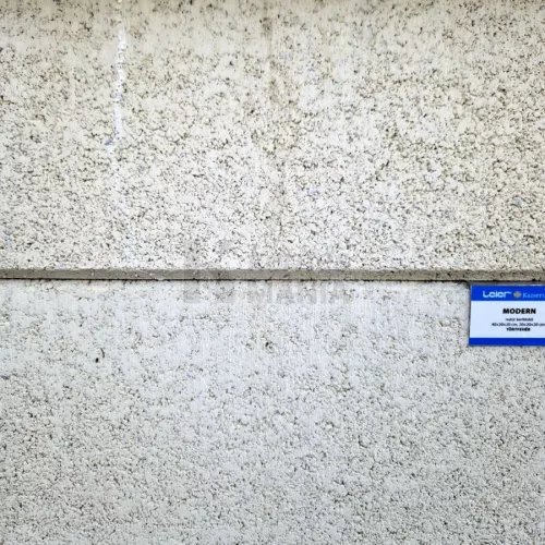 MODERN kerítéskő natúr normál 40 x 20 x 20 cm törtfehér