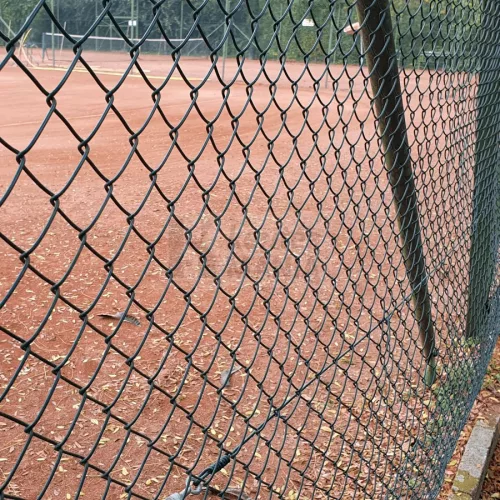 Műanyag bevonatú teniszpálya drótkerítés 40x40 mm, 200 cm magas 20m