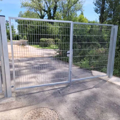 Ecoline horganyzott kétszárnyú kapu 300 cm x 100 cm 