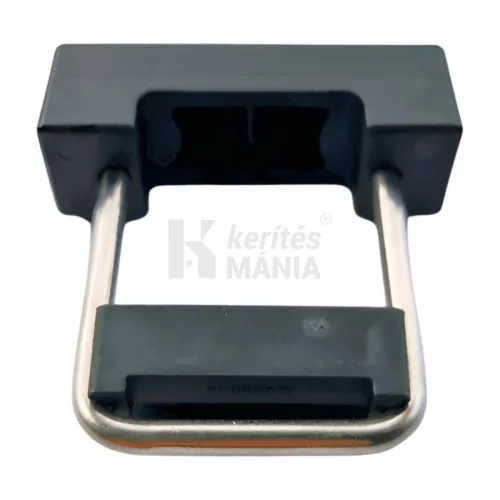 Rozsdamentes rögzítő bilincs 40mmx40mm-es oszlophoz fekete