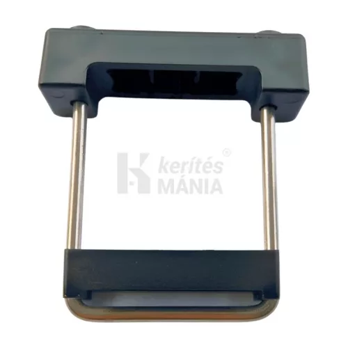 Rozsdamentes rögzítő bilincs 60mmx60mm-es oszlophoz fekete