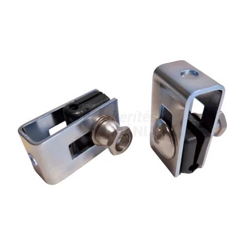 Horganyzott falra szerelhető U‑patent táblarögzítő 3D kerítéshez