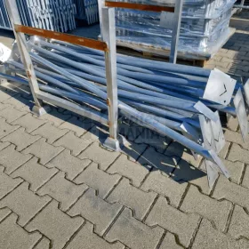 Mobil kerítés támasz, horganyzott