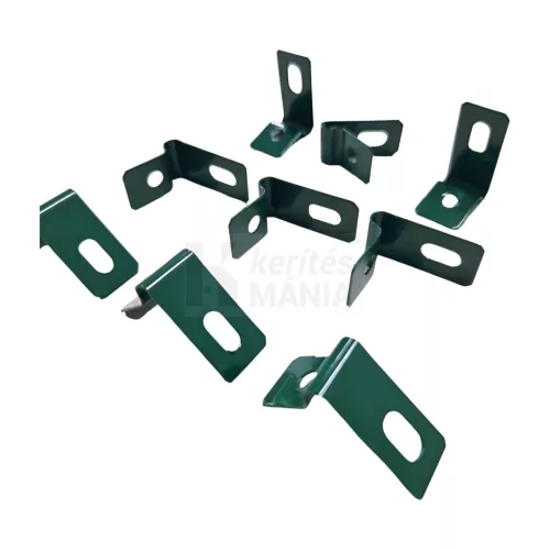 Promo 3D táblás kerítés rögzítő lemez Ral 6005 zöld