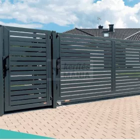 Indiana kerítéskapu, személykapu 103 cm magas, antracit