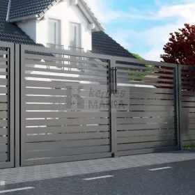 Indiana kétszárnyú kapu 103 cm magas, antracit