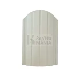 Íves lemez kerítésléc – mélyfekete