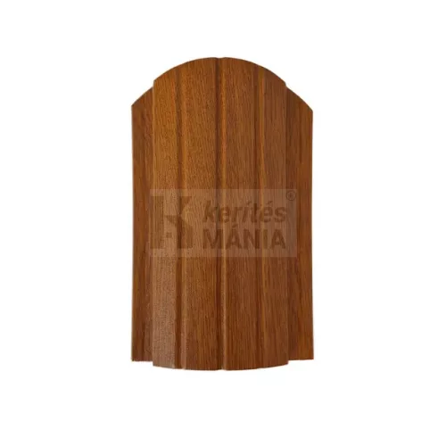 aranytölgy famintás lemez kerítésléc acél gondozásmentes kerítéshez