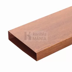 Lemez kerítésléc zárt profil 10 cm magas, aranytölgy