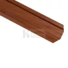 Bordázott lemez kerítésléc – teak