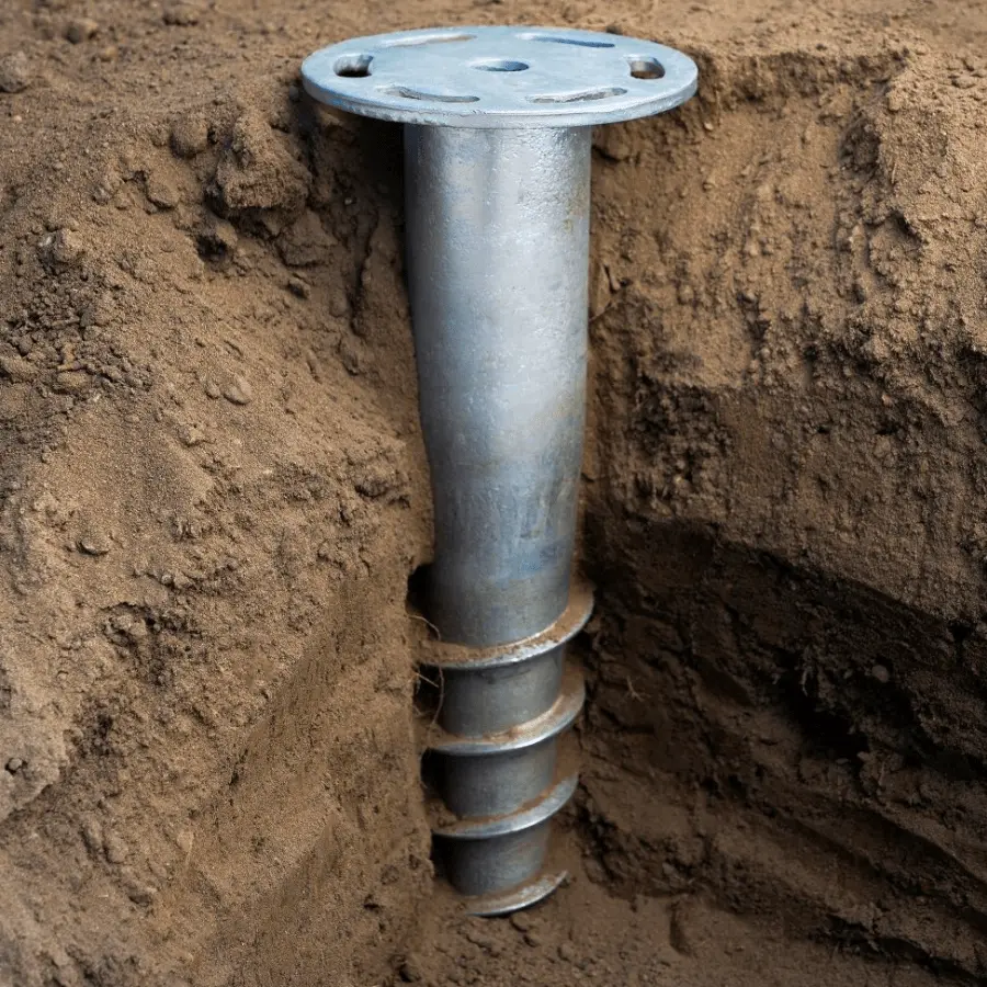 Alapozás talajcsavarral, előnyök és hátrányok